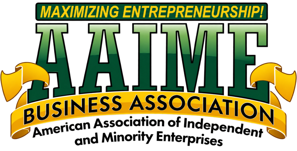 logotipo aaime de emprendimiento empresarial